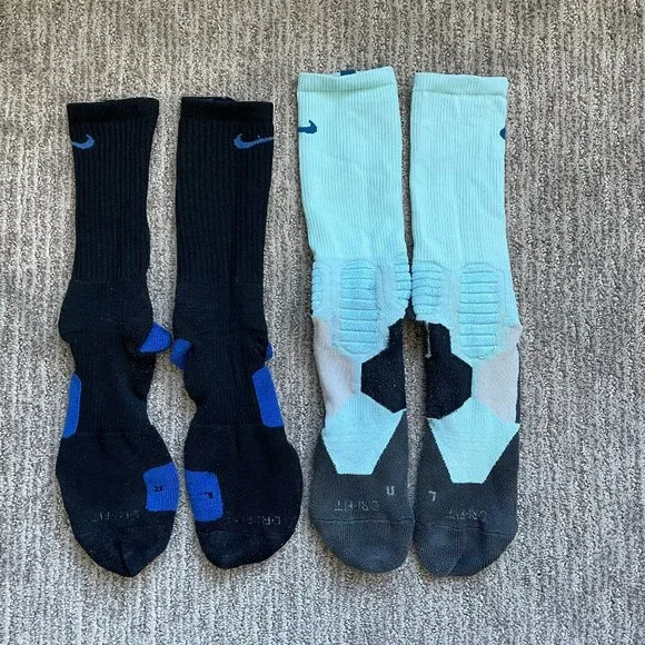 Hyper Elite Nike Crew Socks Blue Nike HYPER ELITE KD Basketball
